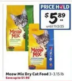 Winn Dixie Meow Mix Dry Cat Food offer