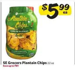Winn Dixie SE Grocers Plantain Chips offer