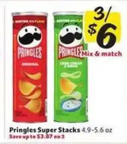 Winn Dixie Pringles Super Stacks offer