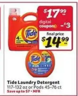 Winn Dixie Tide Laundry Detergent offer