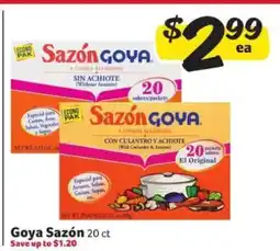 Winn Dixie Goya Sazón offer