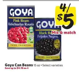Winn Dixie Goya Can Beans offer