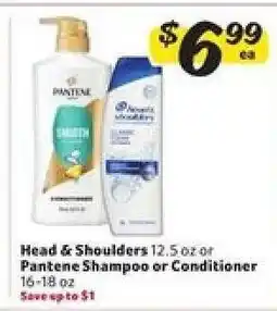 Winn Dixie Head & Shoulders or Pantene Shampoo or Conditioner offer
