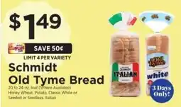 ShopRite Schmidt Old Tyme Bread offer