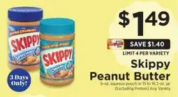 ShopRite Skippy Peanut Butter offer