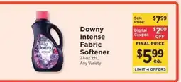 ShopRite Downy Intense Fabric Softener offer