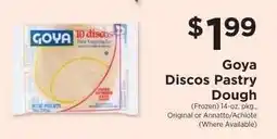 ShopRite Goya Discos Pastry Dough offer