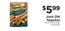 ShopRite Jose Ole' Taquitos offer