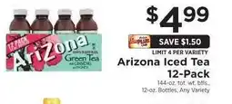 ShopRite Arizona Iced Tea 12-Pack offer