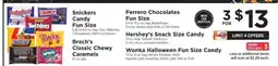 ShopRite Candy Mix or Match offer