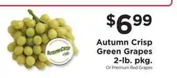 ShopRite Autumn Crisp green grapes offer
