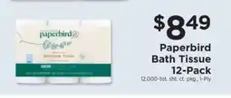 ShopRite Paperbird Bath Tissue 12-Pack offer