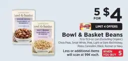 ShopRite Bowl & Basket Beans offer