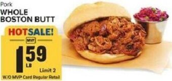 Food Lion Whole Boston Butt offer