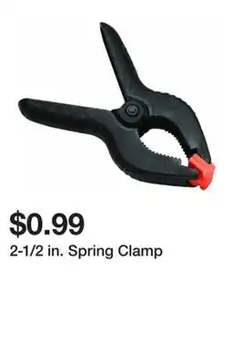 Harbor Freight Tools 2-1/2 in. Spring Clamp offer