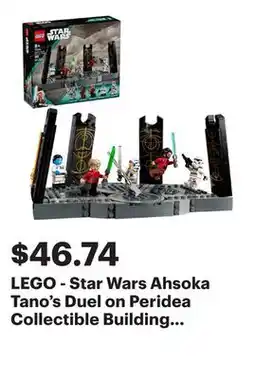 Best Buy LEGO - Star Wars Ahsoka Tano's Duel on Peridea Collectible Building Toy 75385 - Multi offer