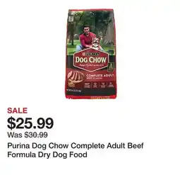 Tractor Supply Company Purina Dog Chow Complete Adult Beef Formula Dry Dog Food offer