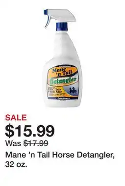 Tractor Supply Company Mane 'n Tail Horse Detangler, 32 oz offer