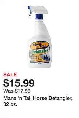 Tractor Supply Company Mane 'n Tail Horse Detangler, 32 oz offer