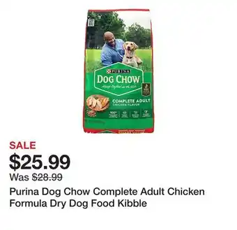 Tractor Supply Company Purina Dog Chow Complete Adult Chicken Formula Dry Dog Food Kibble offer