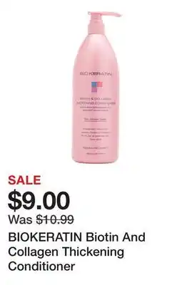 Marshalls BIOKERATIN Biotin And Collagen Thickening Conditioner offer