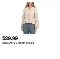 Marshalls SOLITAIRE Crochet Blouse offer