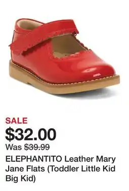 Marshalls ELEPHANTITO Leather Mary Jane Flats (Toddler Little Kid Big Kid) offer