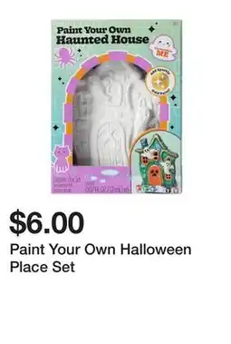 Five Below Paint Your Own Halloween Place Set offer