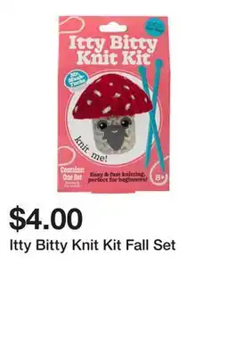 Five Below Itty Bitty Knit Kit Fall Set offer
