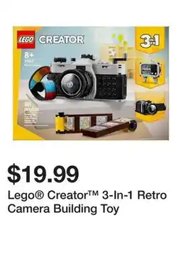 Five Below Lego Creator 3-In-1 Retro Camera Building Toy offer