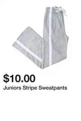 Five Below Juniors Stripe Sweatpants offer