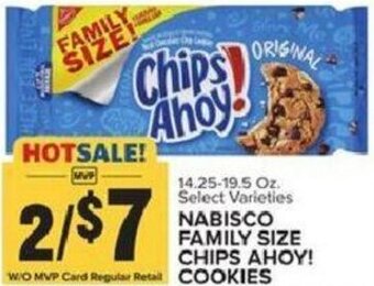 Food Lion Nabisco Family Size Chips Ahoy! Cookies offer