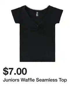 Five Below Juniors Waffle Seamless Top offer