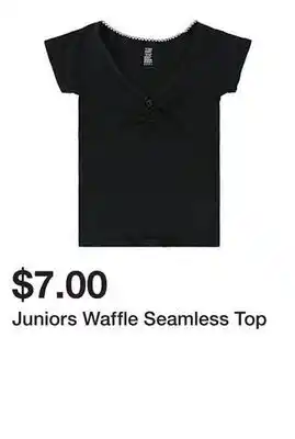 Five Below Juniors Waffle Seamless Top offer