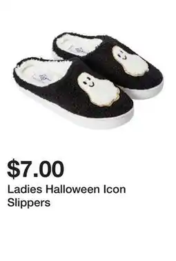 Five Below Ladies Halloween Icon Slippers offer