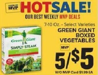 Food Lion Green Giant Boxed Vegetables offer