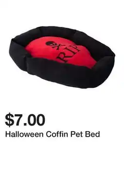 Five Below Halloween Coffin Pet Bed offer