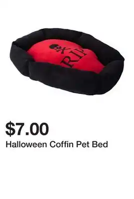 Five Below Halloween Coffin Pet Bed offer