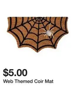 Five Below Web Themed Coir Mat offer