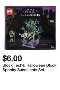 Five Below Block Tech Halloween Block Spooky Succulents Set offer