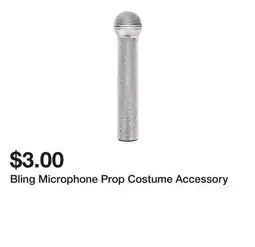 Five Below Bling Microphone Prop Costume Accessory offer