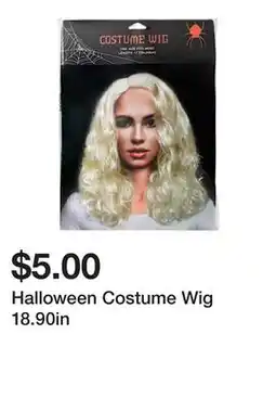 Five Below Halloween Costume Wig 18.90in offer