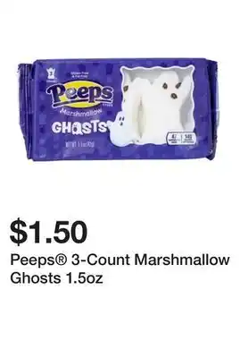 Five Below Peeps 3-Count Marshmallow Ghosts 1.5oz offer