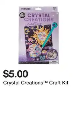 Five Below Crystal Creations Craft Kit offer
