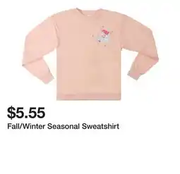 Five Below Fall/Winter Seasonal Sweatshirt offer