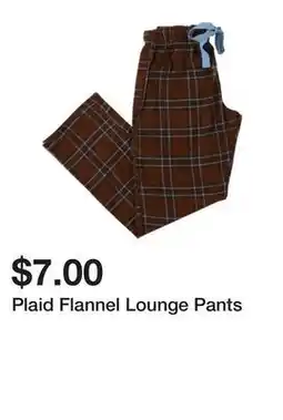 Five Below Plaid Flannel Lounge Pants offer
