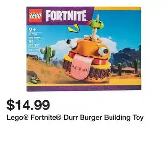 Five Below Lego Fortnite Durr Burger Building Toy offer