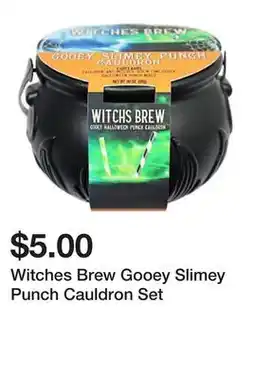 Five Below Witches Brew Gooey Slimey Punch Cauldron Set offer