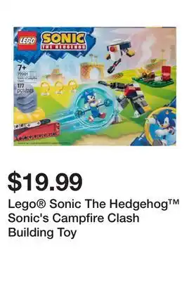 Five Below Lego Sonic The Hedgehog Sonic's Campfire Clash Building Toy offer