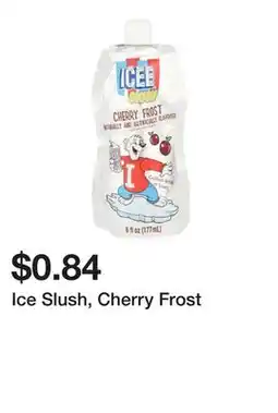 Wegmans Ice Slush, Cherry Frost offer